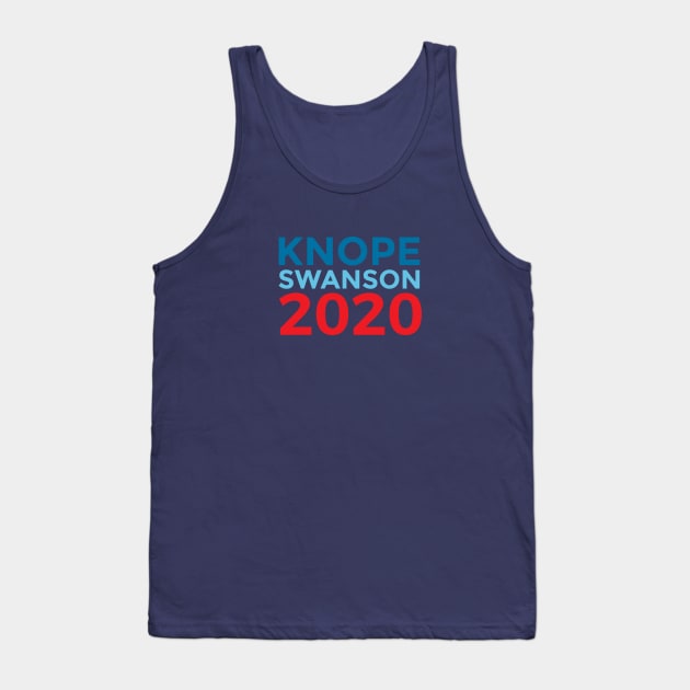 Leslie Knope Ron Swanson / Parks and Recreation / 2020 Election Tank Top by nerdydesigns